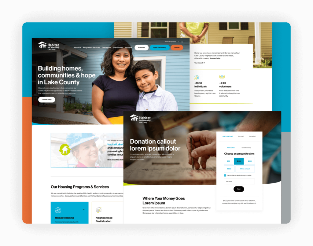 Best Nonprofit Websites - The Habitat For Humanity