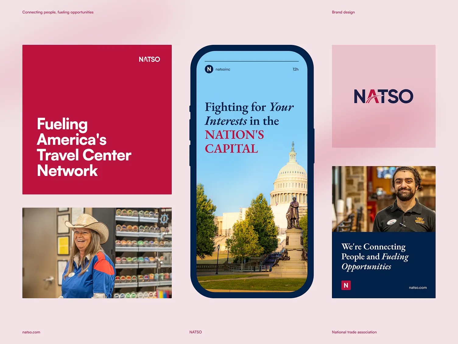 Nonprofit brand campaign design across web and social media